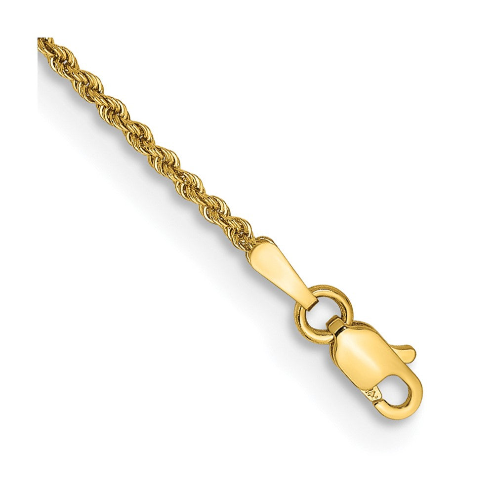 Solid;14k Yellow gold;Lobster;Special lengths avail.