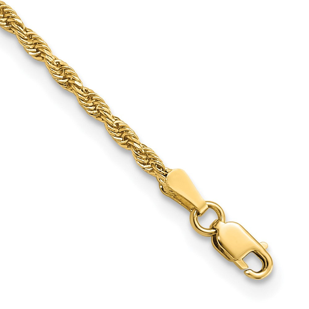 Solid;Diamond-cut;14k Yellow gold;Lobster;Special lengths avail.