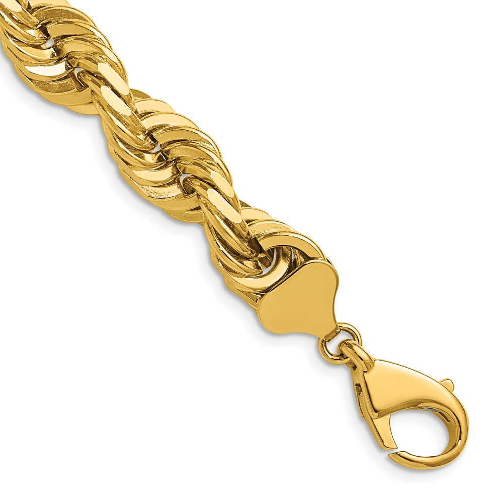Solid;Diamond-cut;14k Yellow gold;Lobster