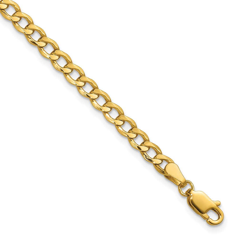 Polished;10K Yellow gold;Lobster;Lightweight