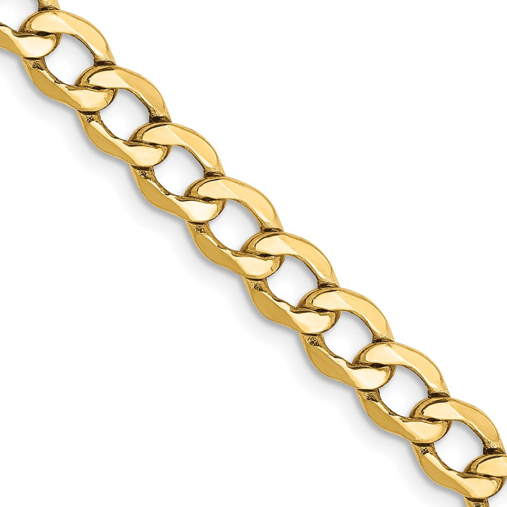 Polished;10K Yellow gold;Lobster;Lightweight