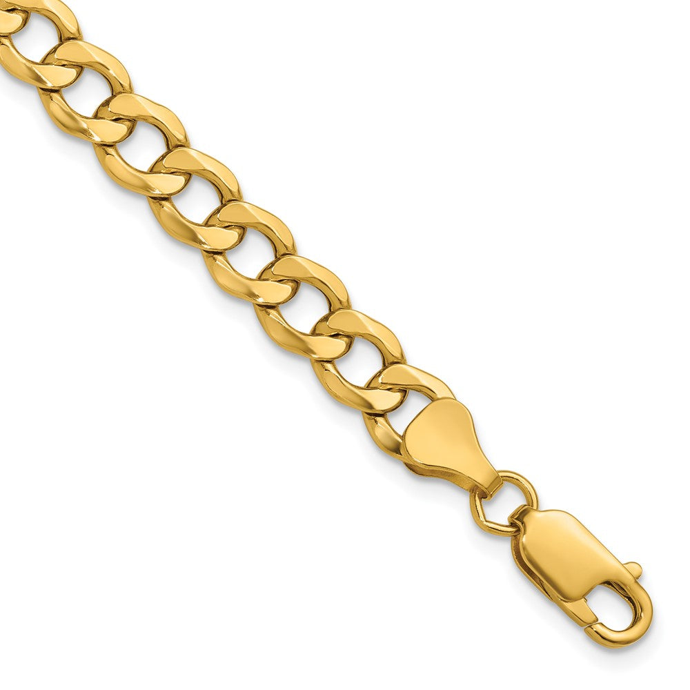 Polished;10K Yellow gold;Lobster;Lightweight