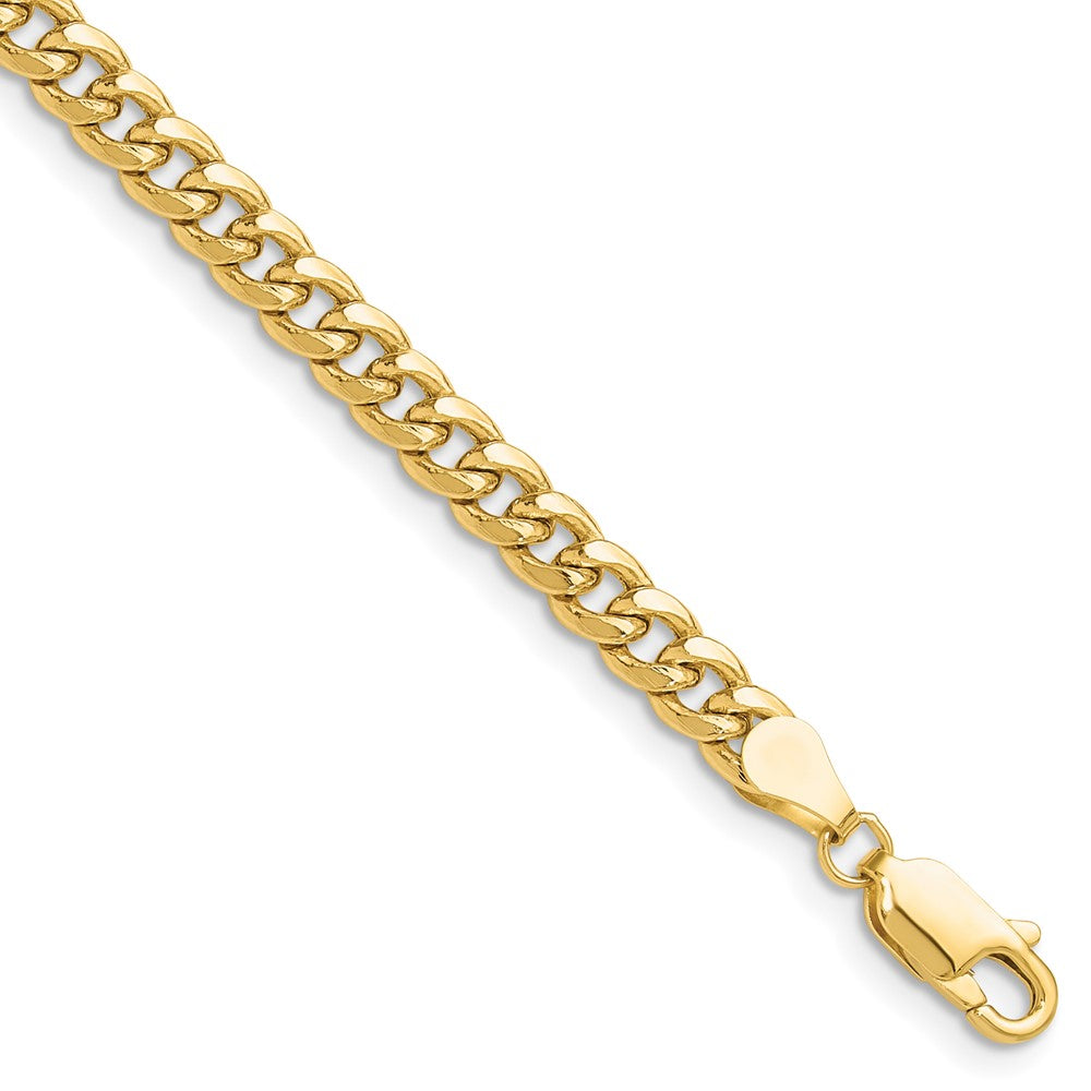 10k 4.5mm Semi-Solid Miami Cuban Chain