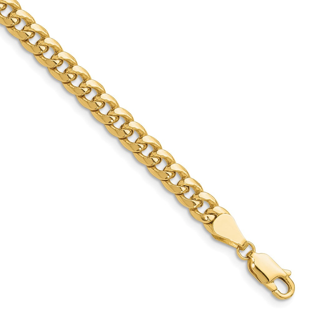 10k 5.25mm Semi-Solid Miami Cuban Chain