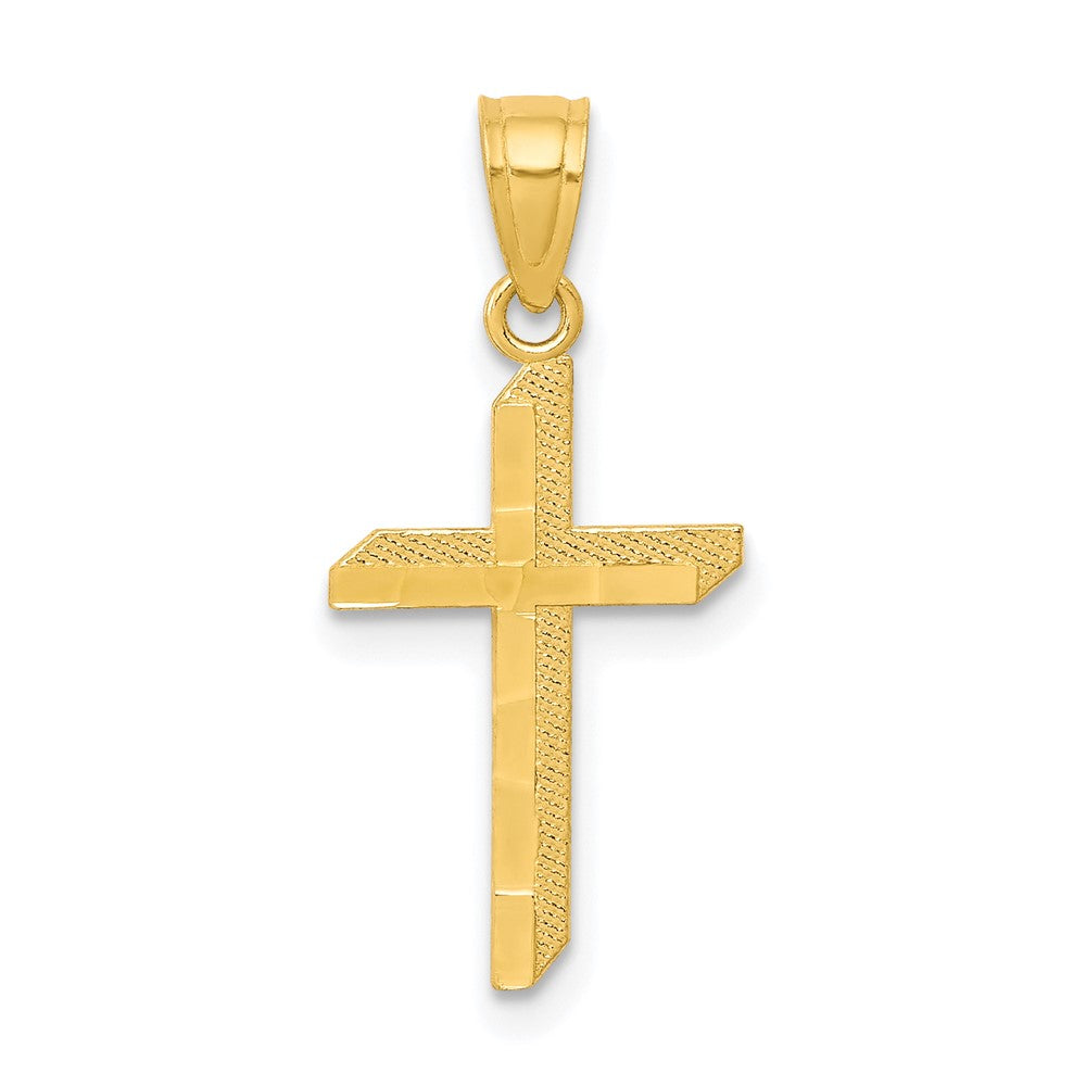 Diamond-cut;Polished;10K Yellow gold
