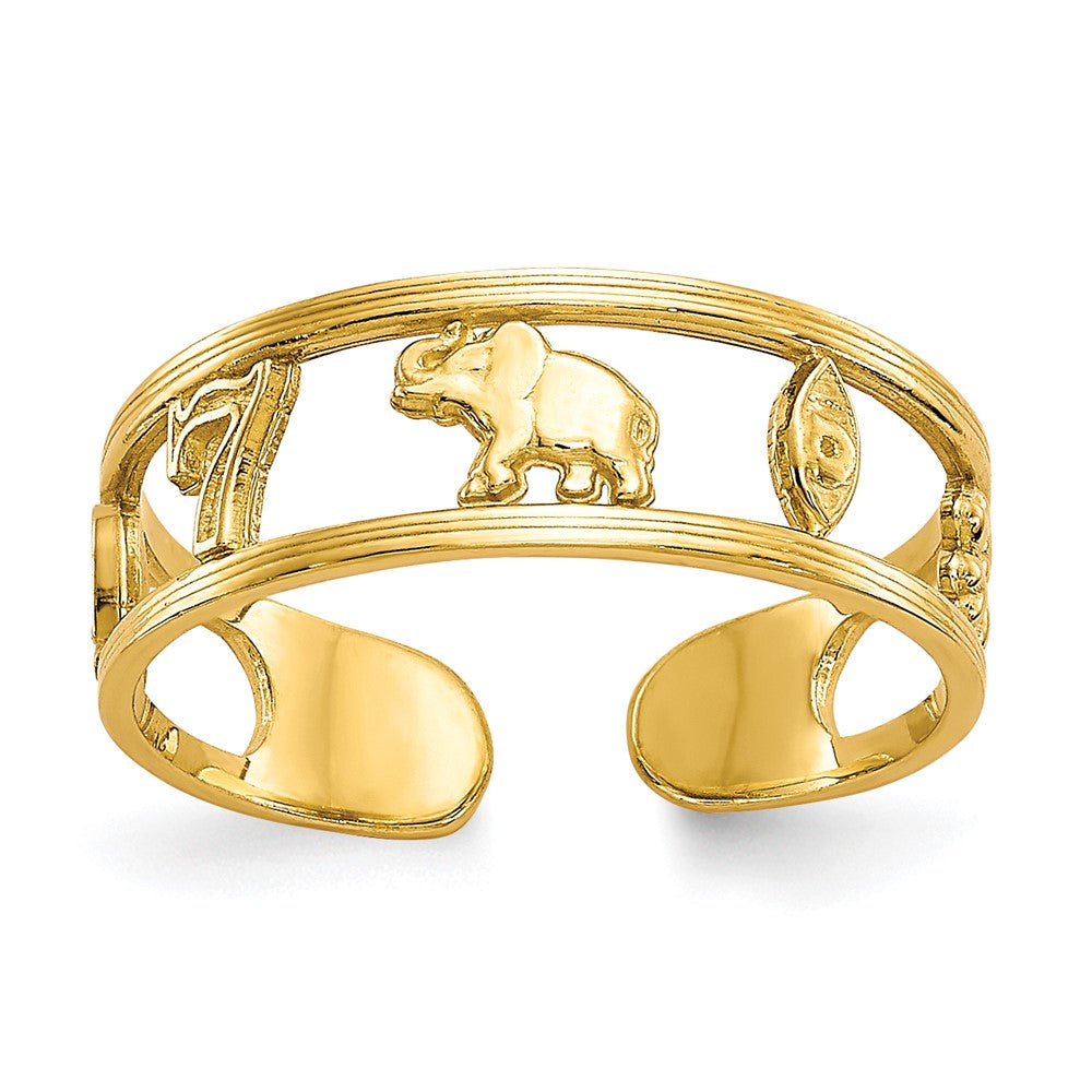 Casted;Polished;10K Yellow gold