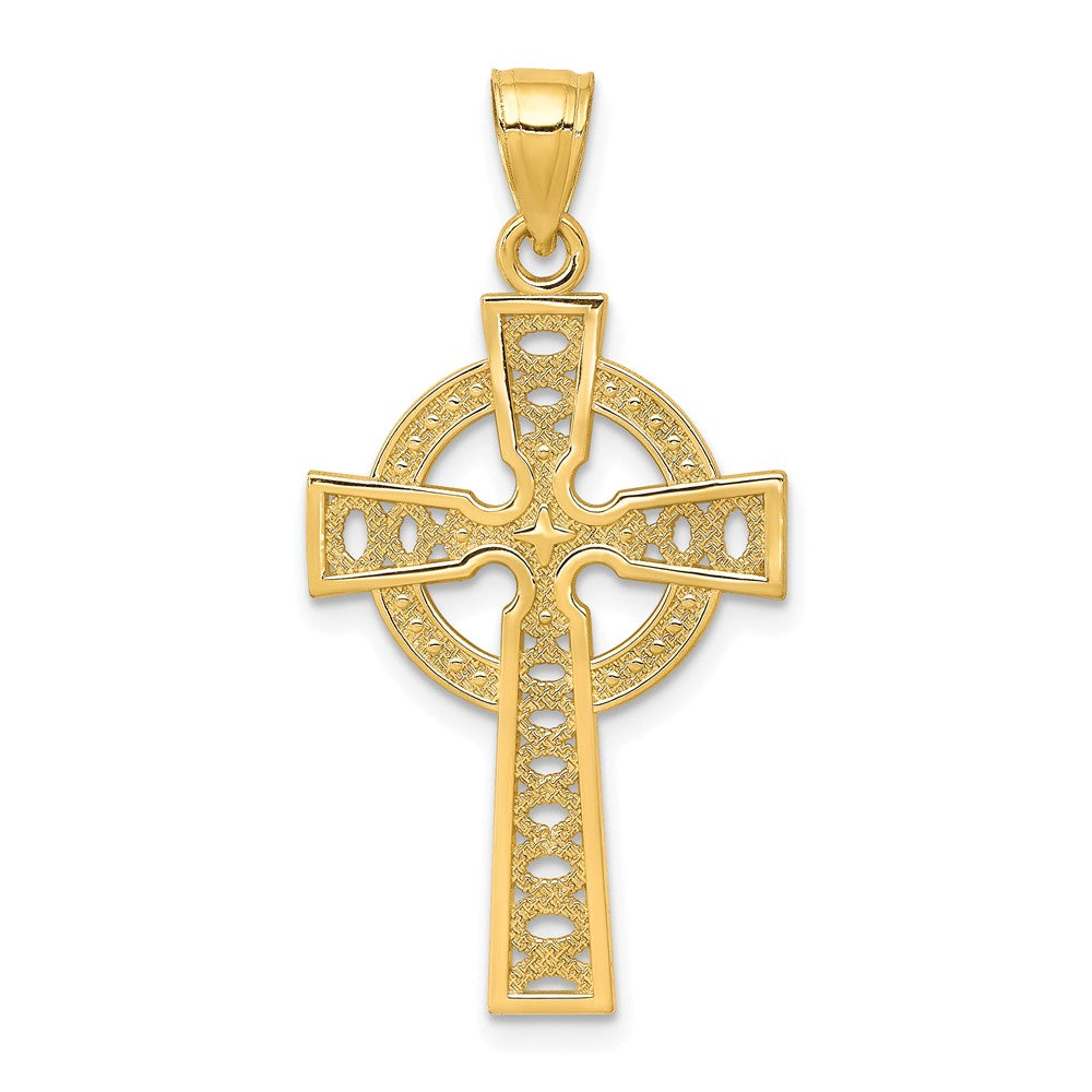 Polished;10K Yellow gold;Textured