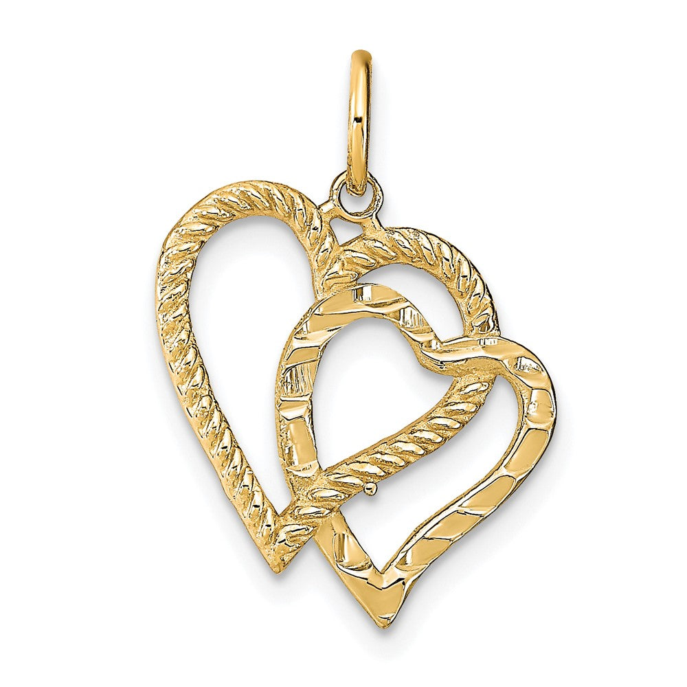 Solid;Casted;Polished;Satin;10K Yellow gold