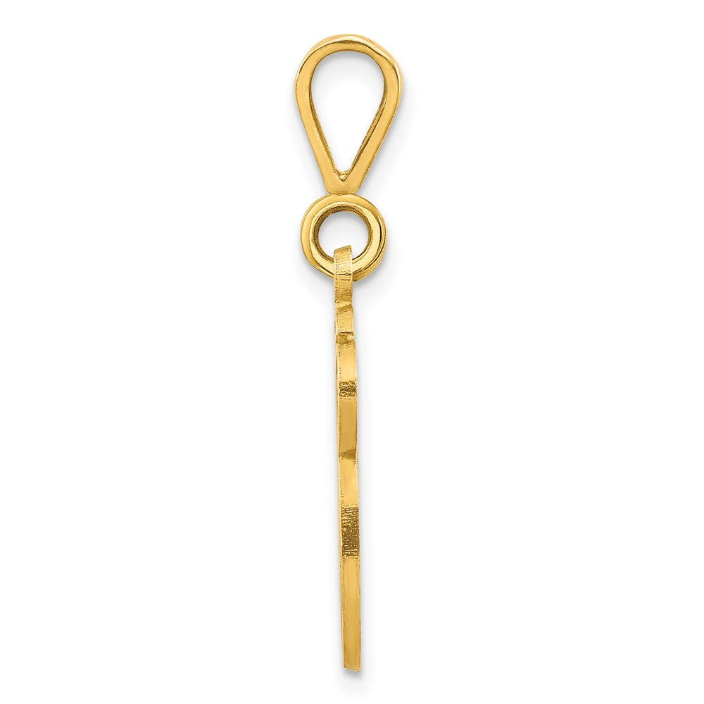 10k Initial G Pendant