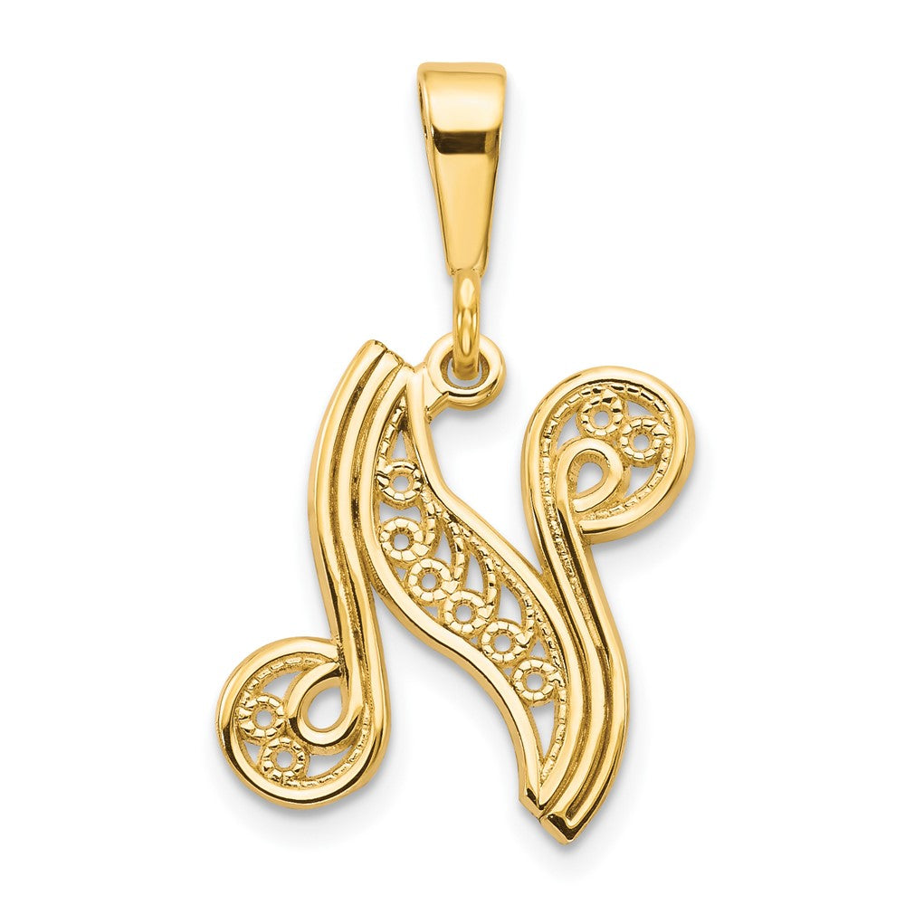 Solid;Casted;Polished;10K Yellow gold