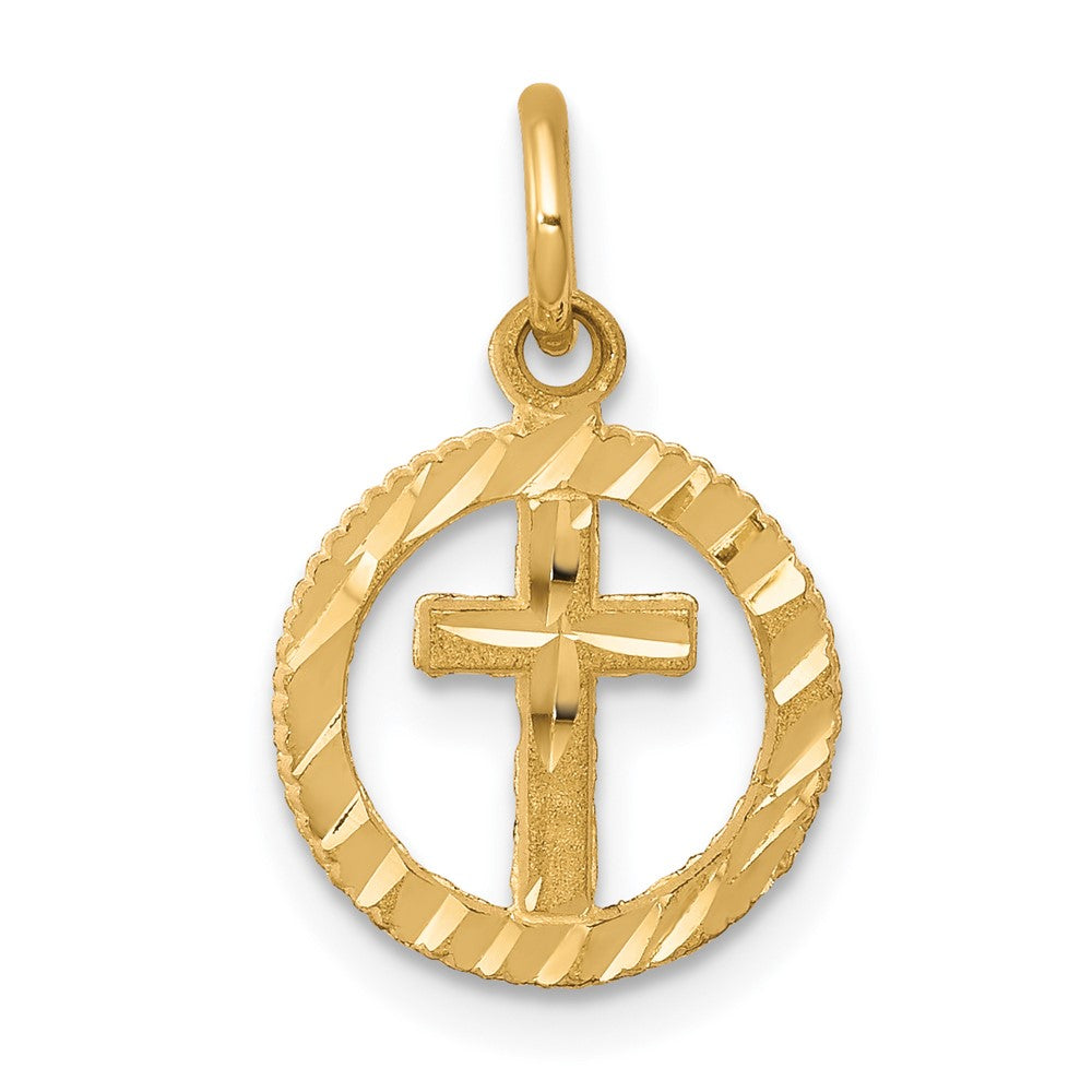Solid;Casted;Diamond-cut;10K Yellow gold;Flat back