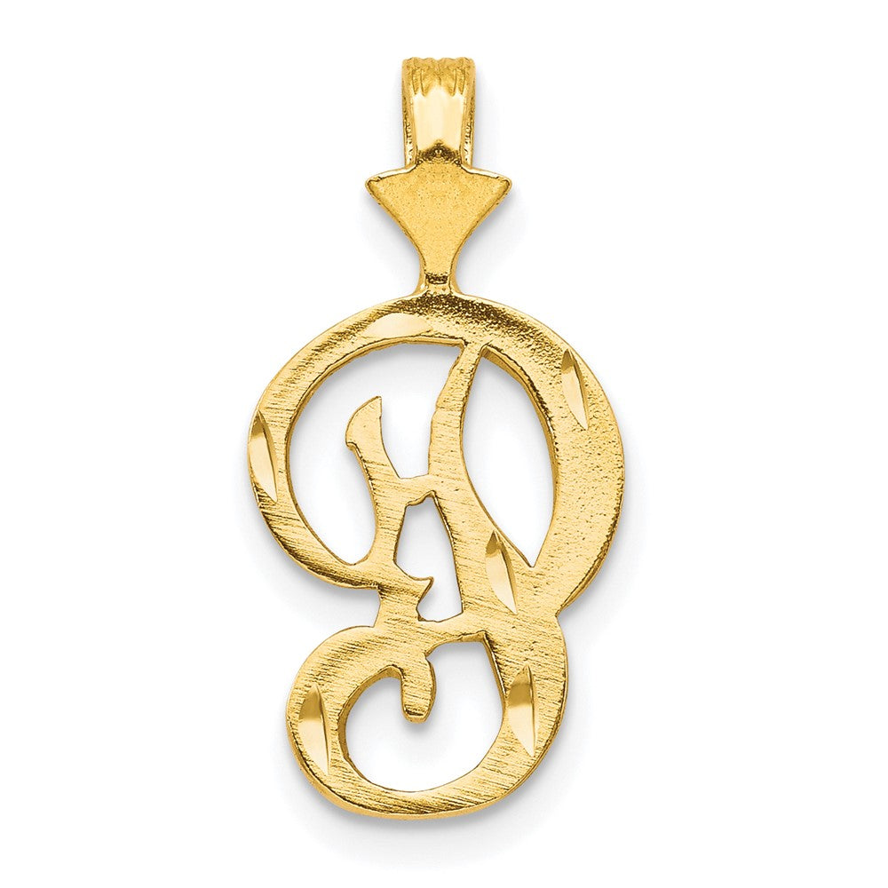 Solid;Diamond-cut;Satin;10K Yellow gold;Stamped;Flat back