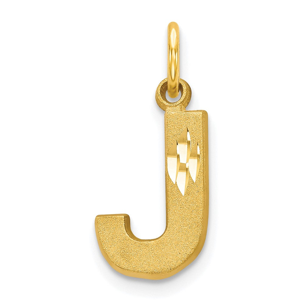 Solid;Diamond-cut;Satin;10K Yellow gold;Stamped;Flat back