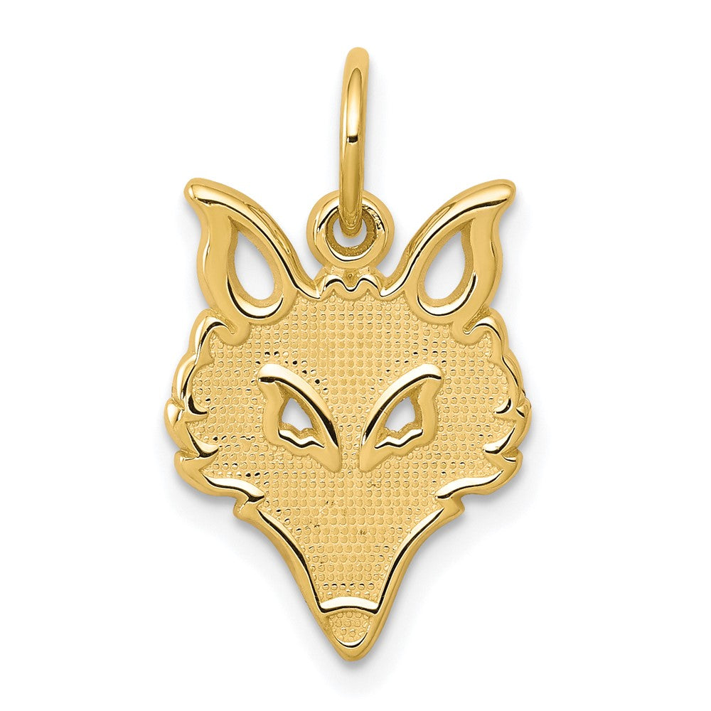 Solid;Diamond-cut;Polished;10K Yellow gold;Stamped;Flat back