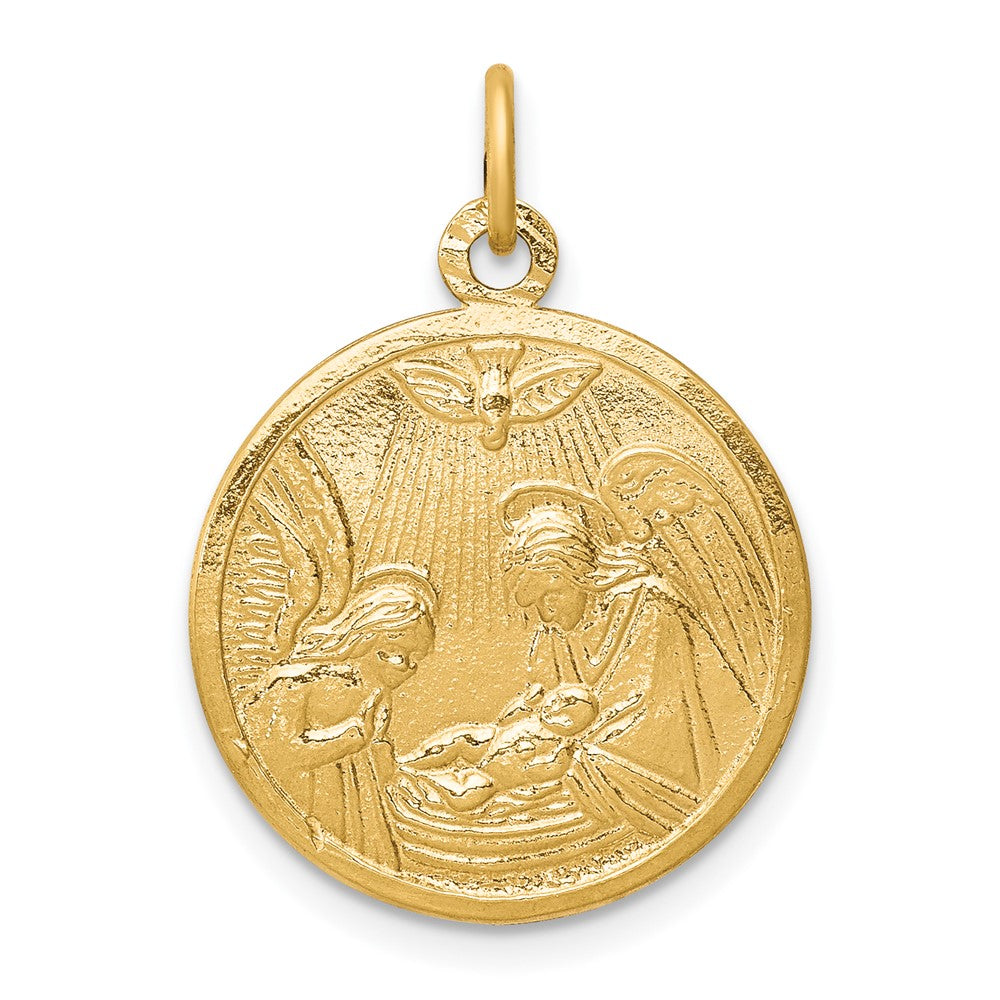 Solid;Casted;Polished;Satin;10K Yellow gold;Engravable;Not engraveable;Textured back