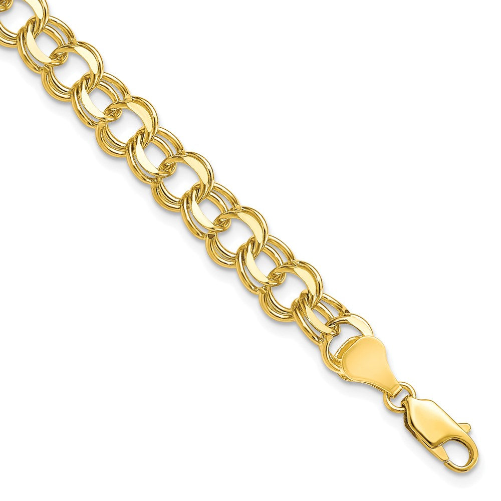 Solid;Polished;10K Yellow gold;Lobster
