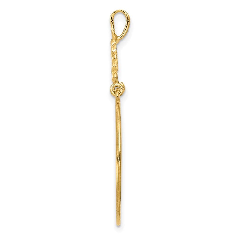 10k Polished 5-Heart Charm Holder