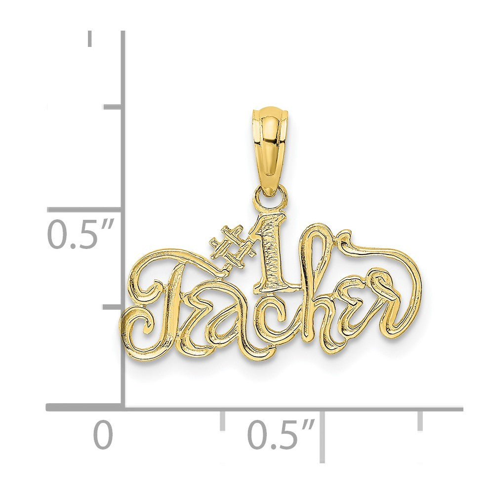 10K #1 TEACHER Charm