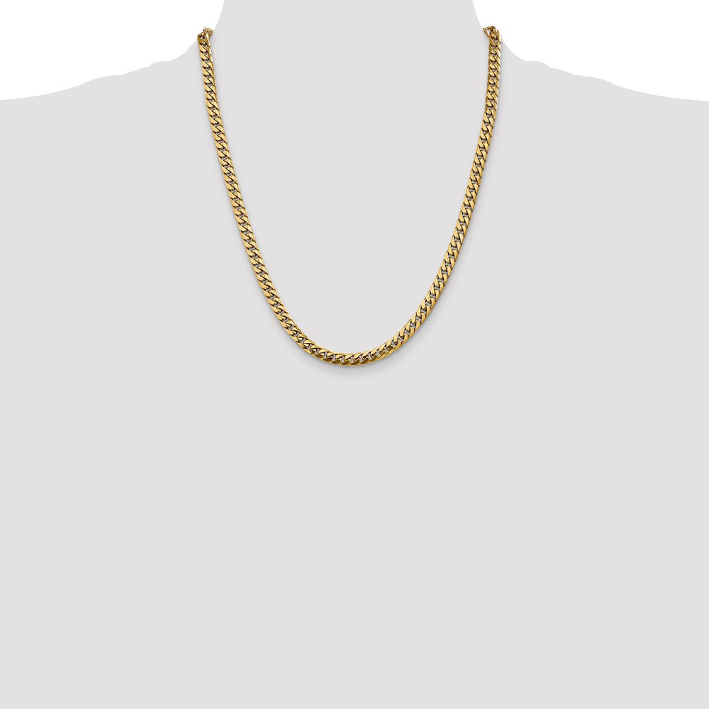10K 5mm Solid Miami Cuban Chain