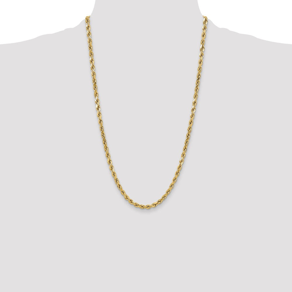 10k 5.5mm Semi-solid D/C Rope Chain