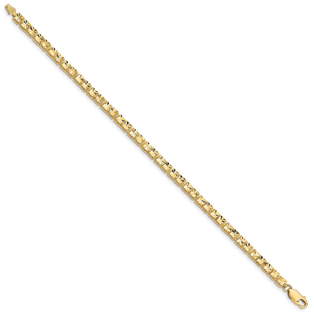 10K Diamond-Cut Bracelet