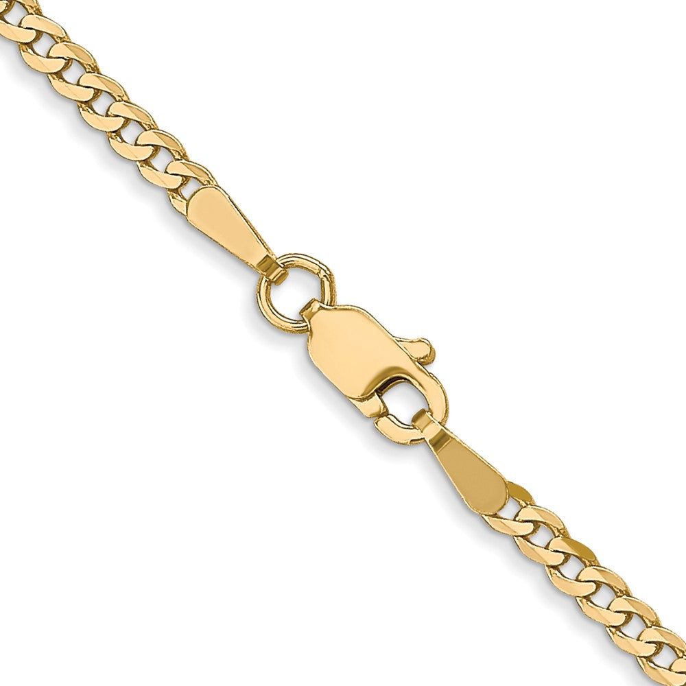 10k 2.2mm Flat Beveled Curb Chain