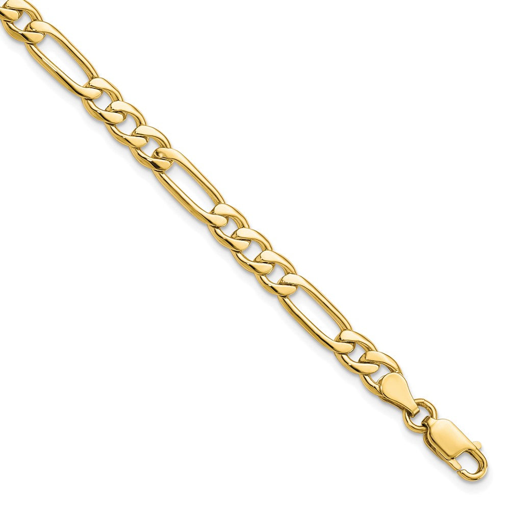 Solid;Casted;Polished;10K Yellow gold;Lobster;Special lengths avail.