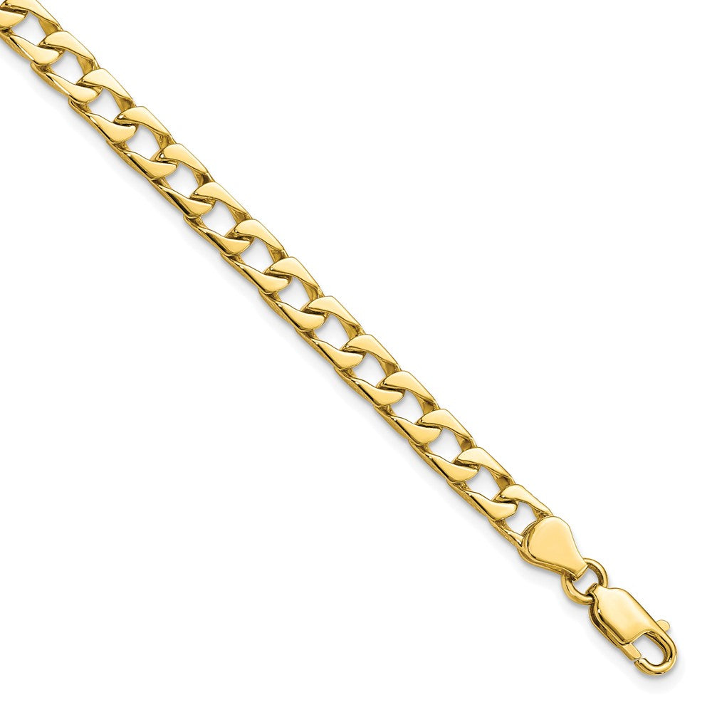 Solid;Casted;Polished;10K Yellow gold;Lobster;Special lengths avail.