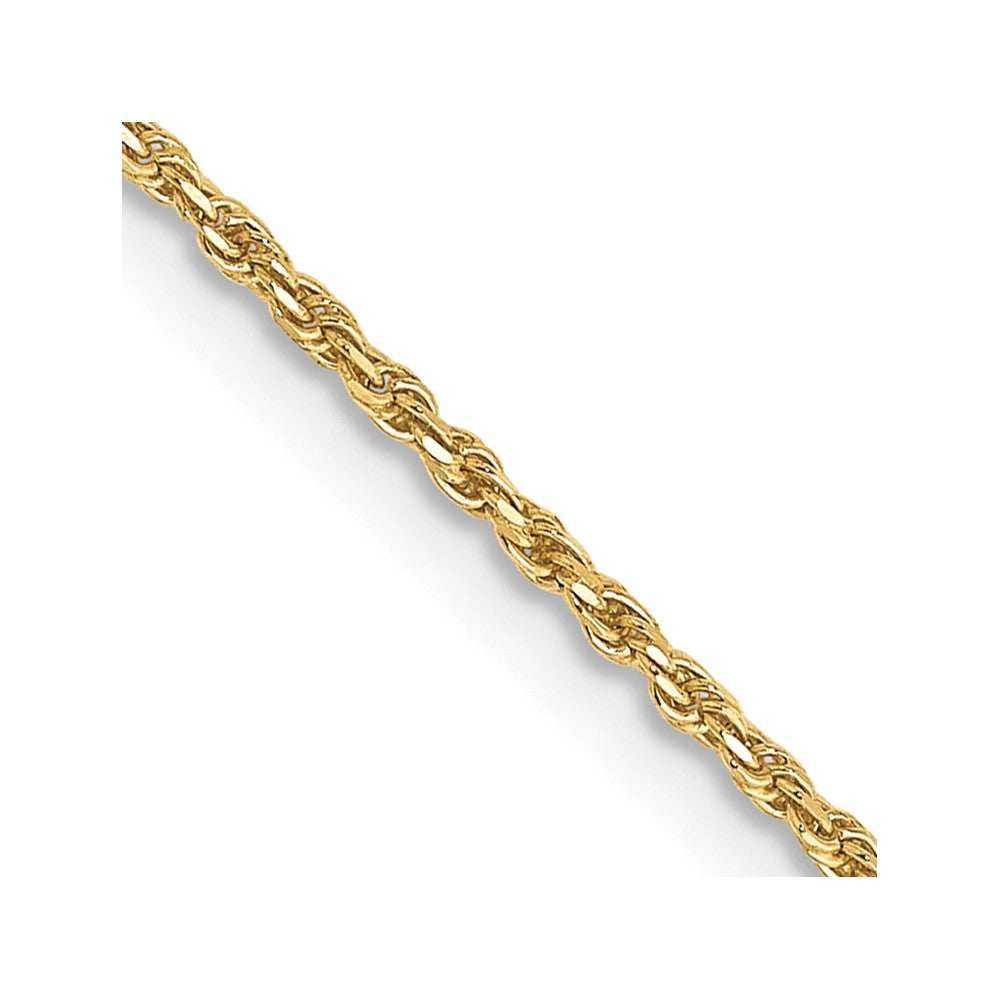 Solid;Diamond-cut;10K Yellow gold;Lobster
