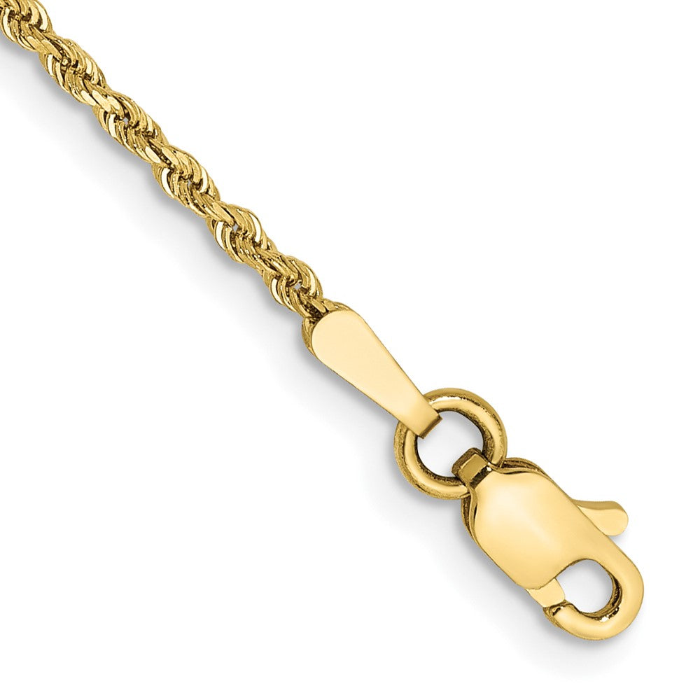 Solid;Diamond-cut;10K Yellow gold;Lobster;Special lengths avail.;Handmade