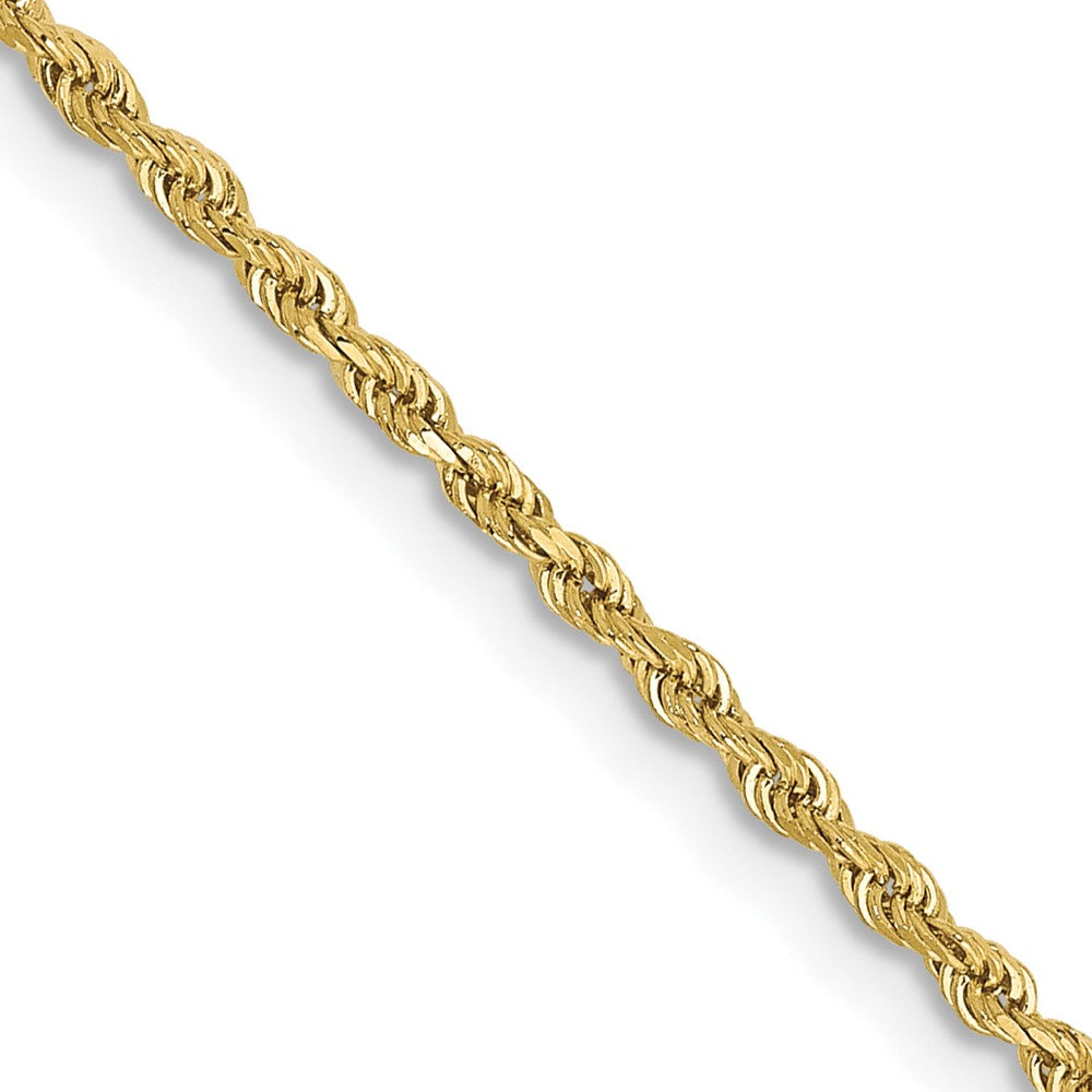 Solid;Diamond-cut;10K Yellow gold;Lobster;Special lengths avail.;Handmade