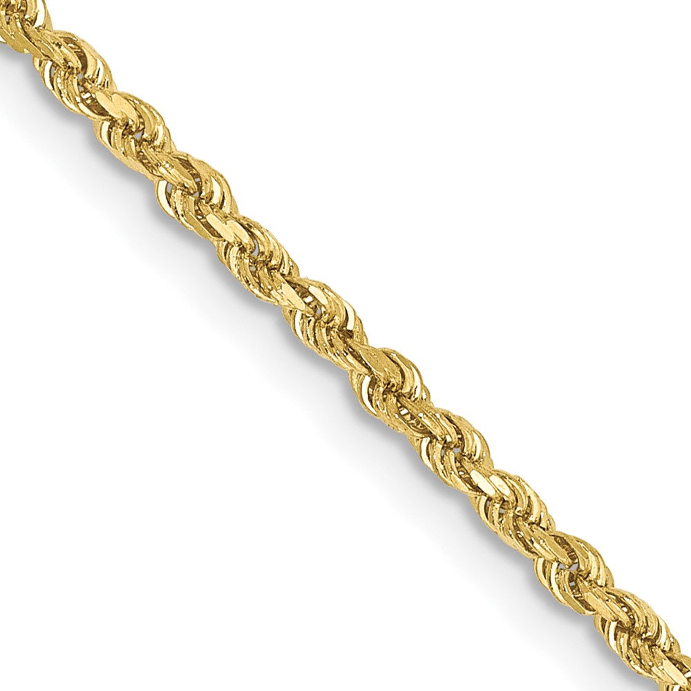 Solid;Diamond-cut;10K Yellow gold;Lobster;Special lengths avail.;Handmade