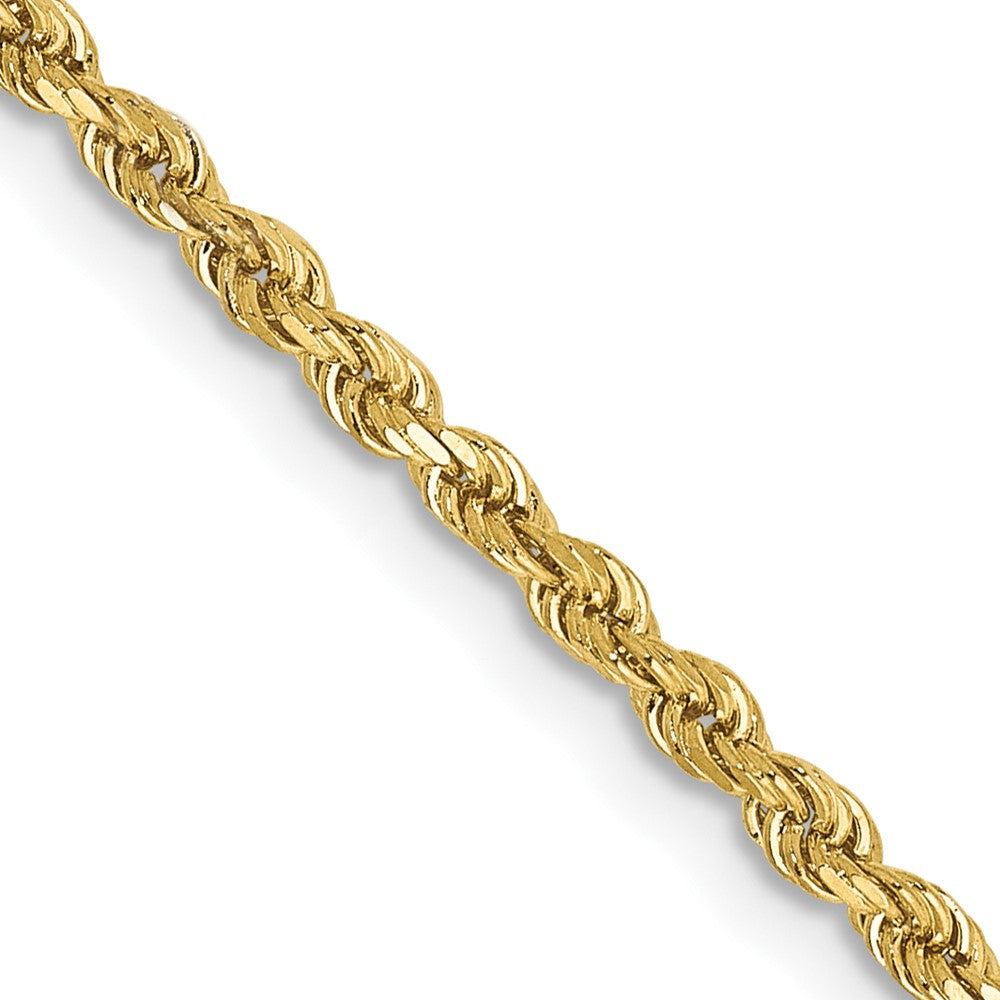 Solid;Diamond-cut;10K Yellow gold;Lobster;Special lengths avail.;Handmade