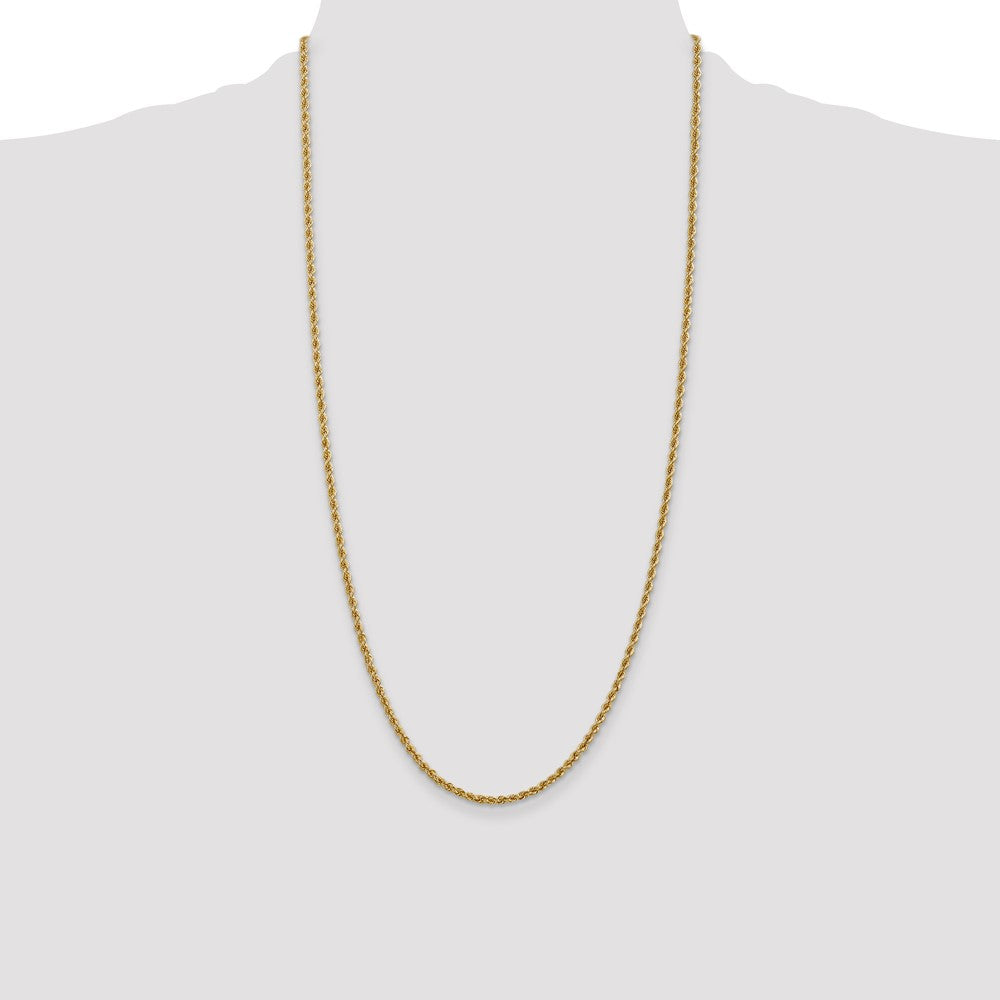 10k 2.5mm Regular Rope Chain