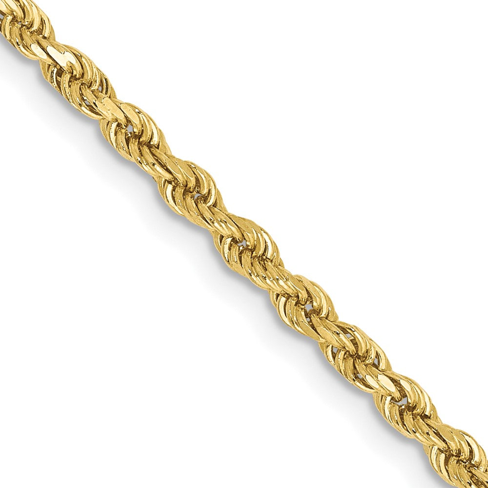 Solid;Diamond-cut;10K Yellow gold;Lobster;Special lengths avail.;Handmade
