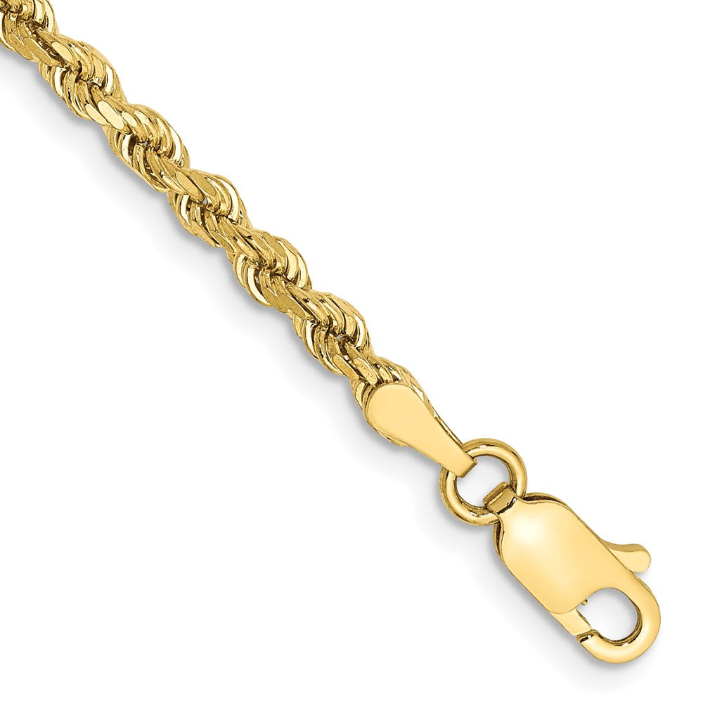 Solid;Diamond-cut;10K Yellow gold;Lobster;Special lengths avail.;Handmade