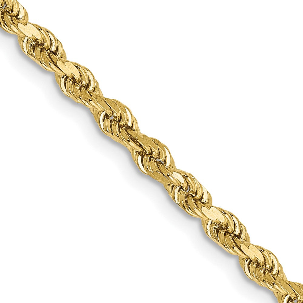 Solid;Diamond-cut;10K Yellow gold;Lobster;Special lengths avail.;Handmade