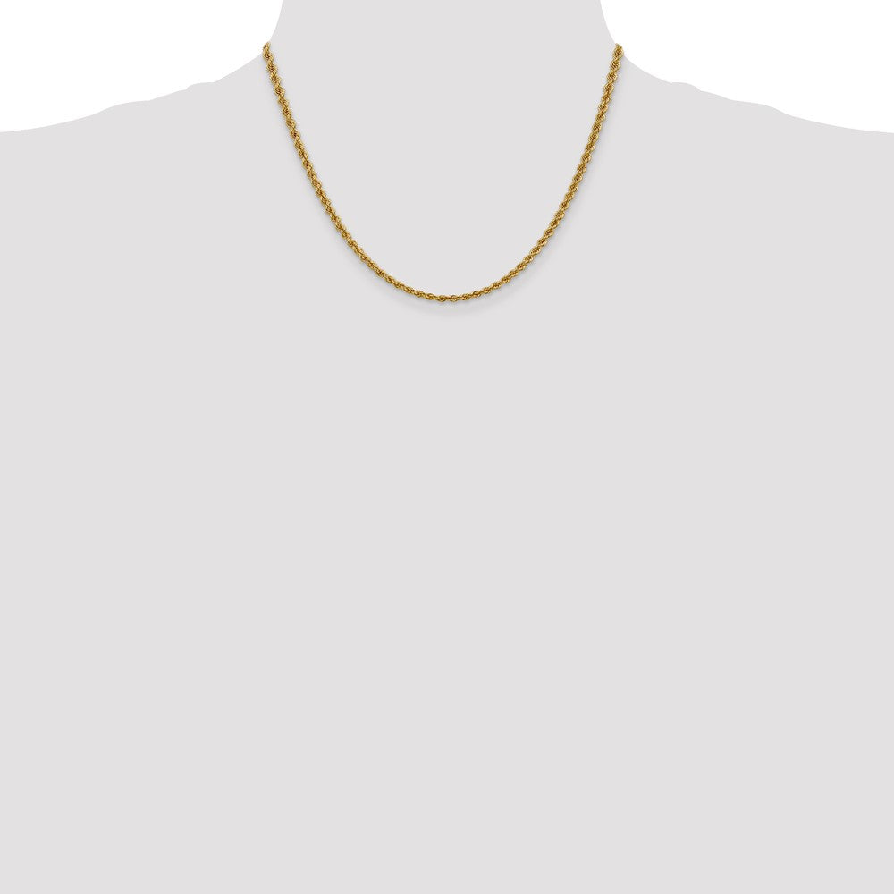10k 3mm Regular Rope Chain