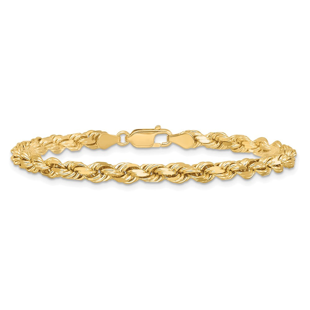 10k 4.5mm Diamond-Cut Rope Chain