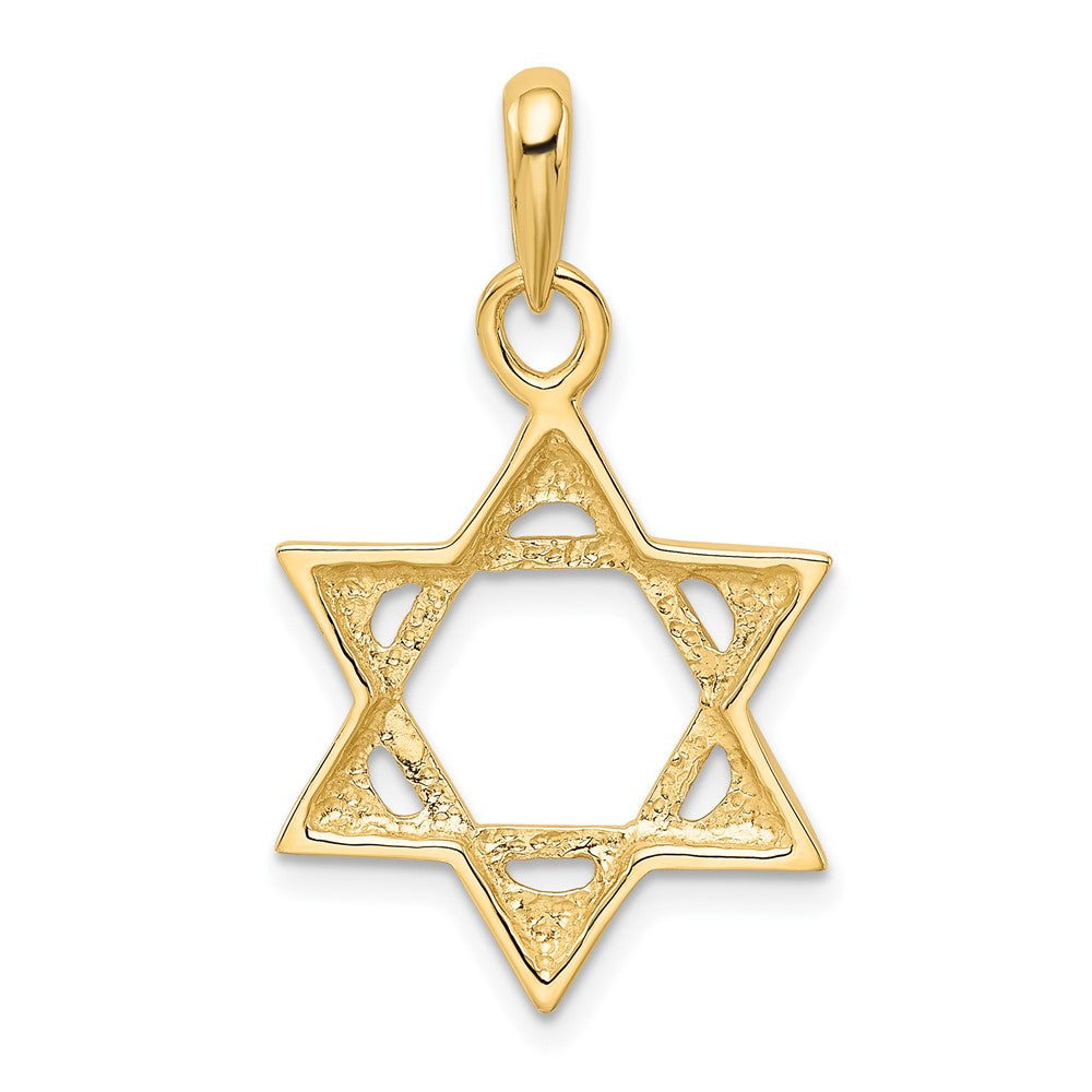 10k Star of David Pendant