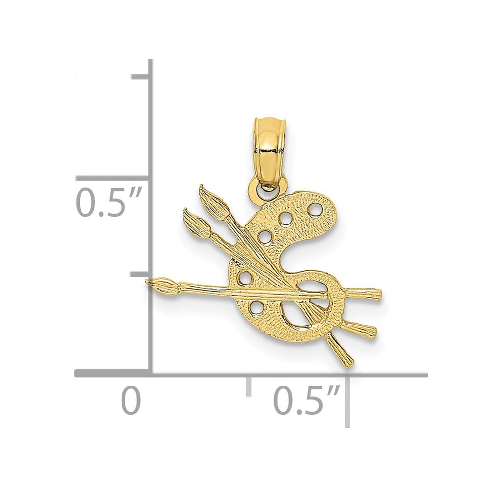 10k Paint Pallet Charm
