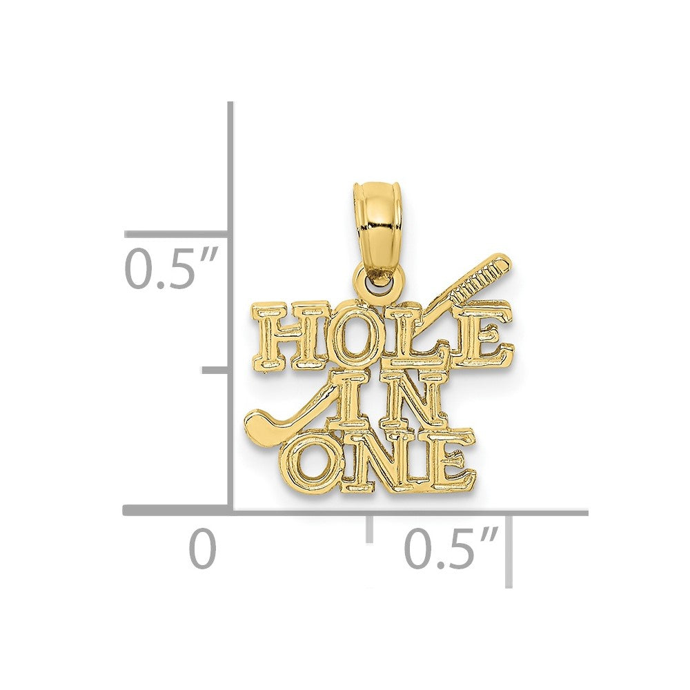 10K HOLE IN ONE with Golf Club Charm