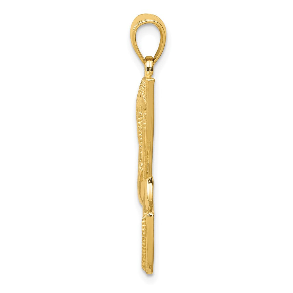 10k Nefertiti Pendant