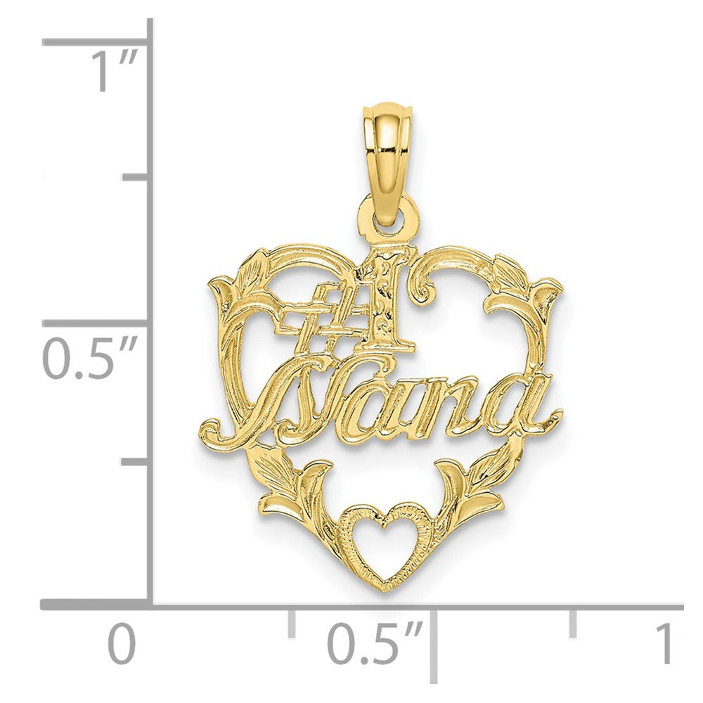 10K #1 NANA  in Heart Charm