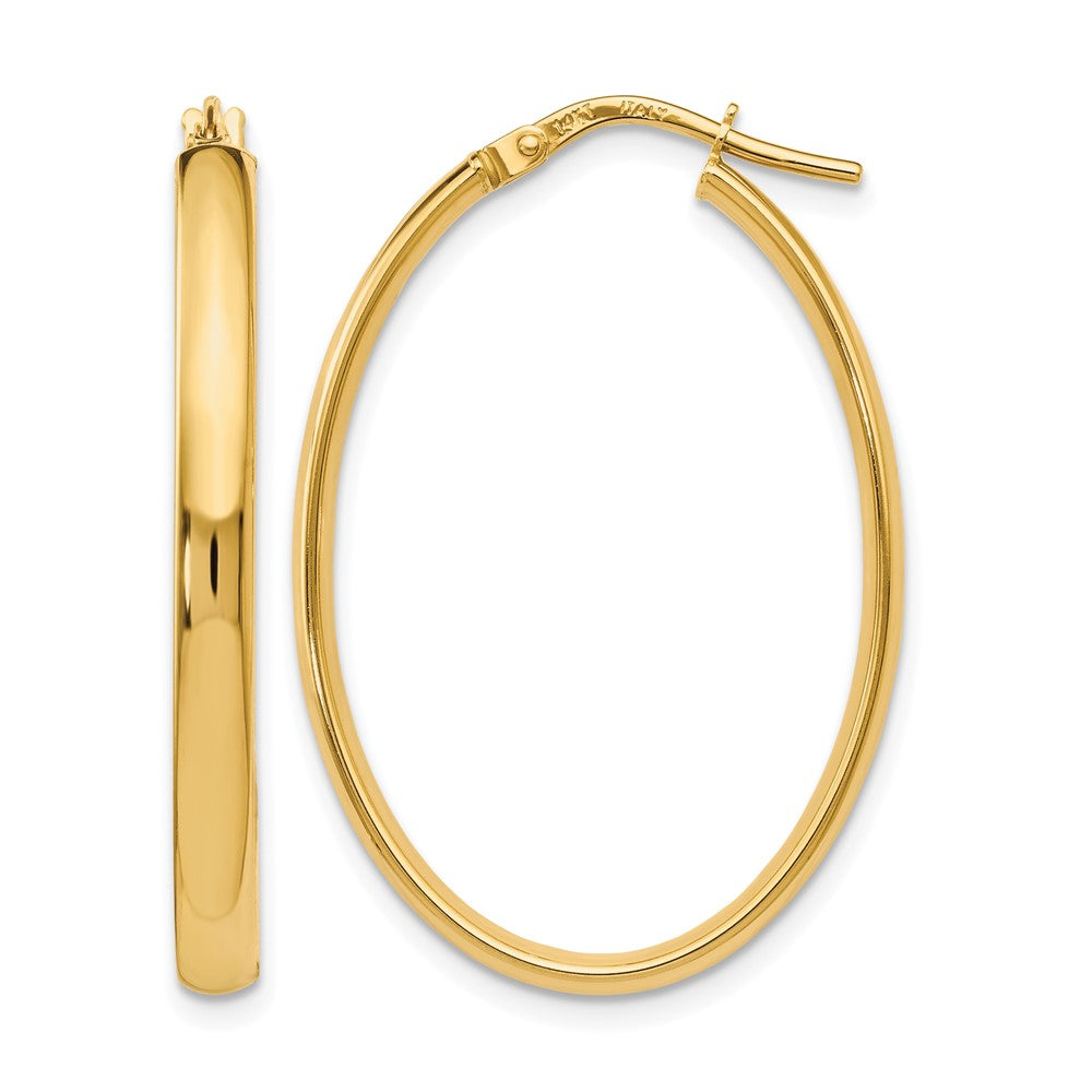 Polished;10K Yellow gold;Oval