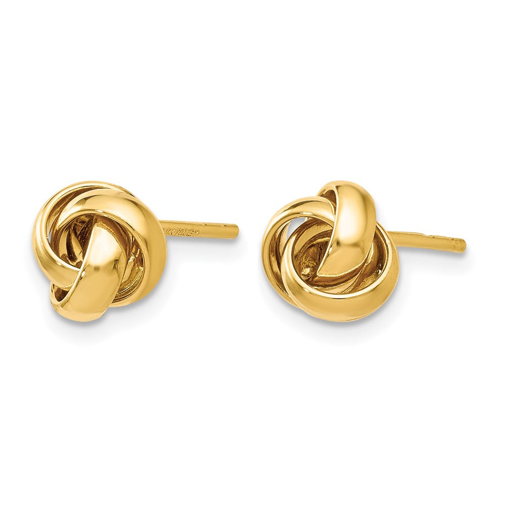 10K Polished Post Earrings
