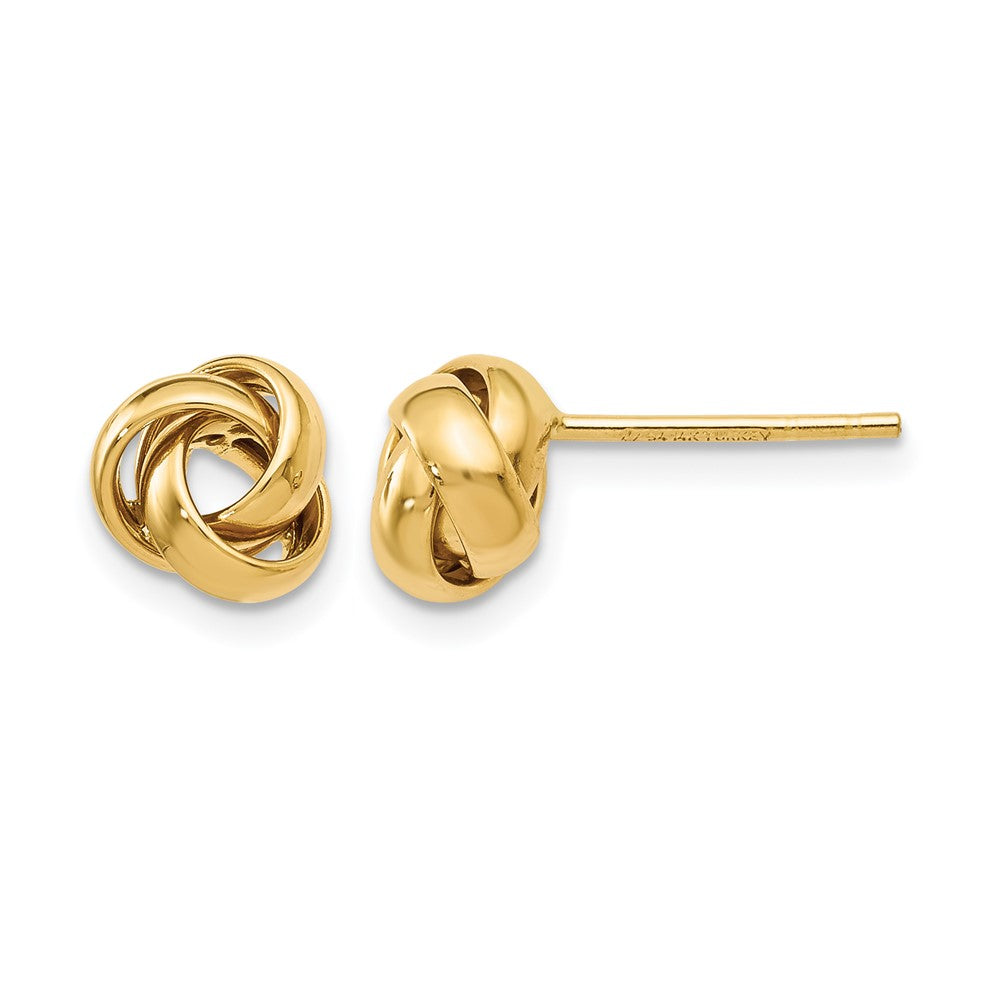 10K Polished Post Earrings