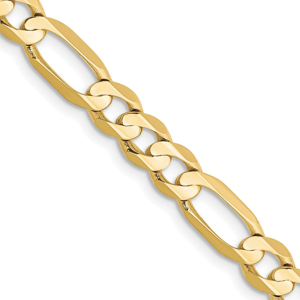 Solid;Polished;10K Yellow gold;Lobster;Concave