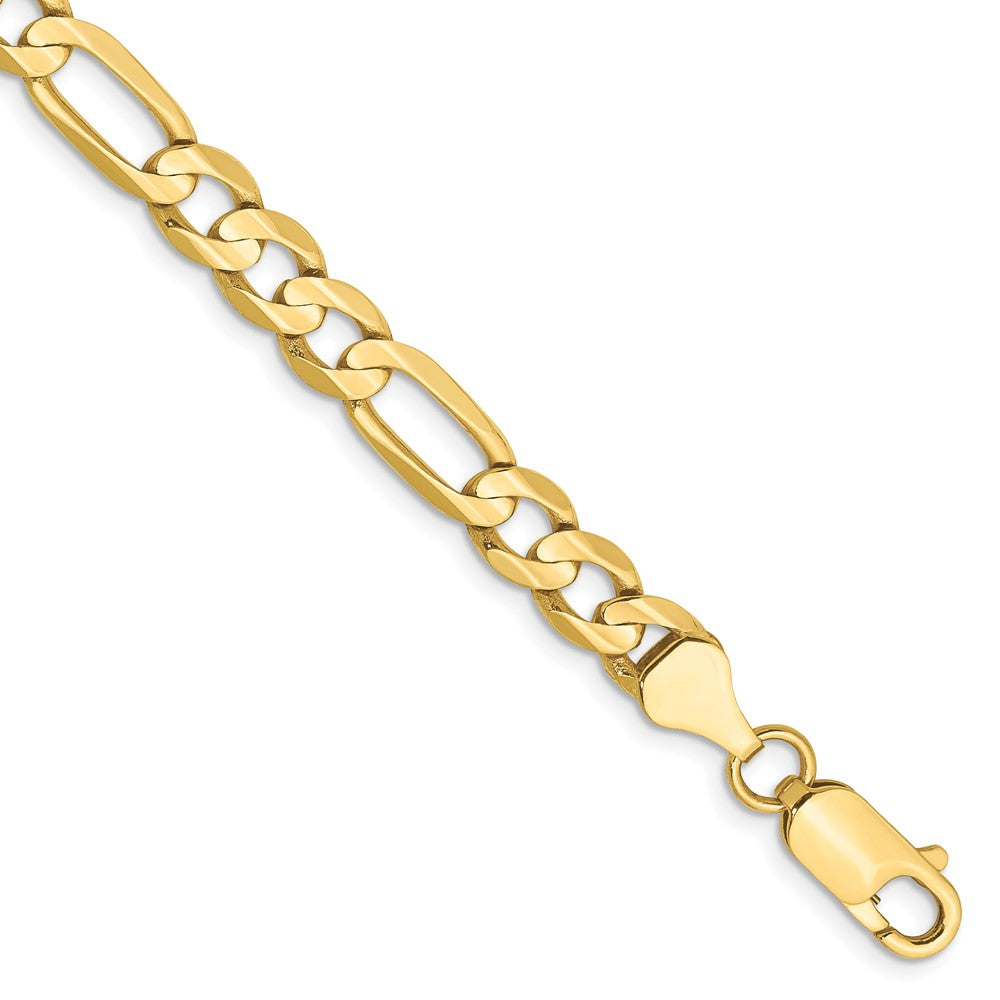 Solid;Polished;10K Yellow gold;Lobster