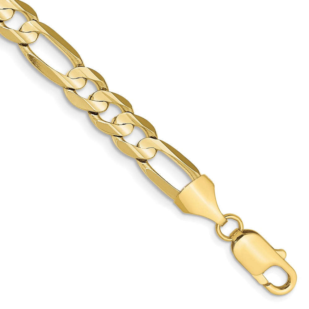 Solid;Polished;10K Yellow gold;Lobster
